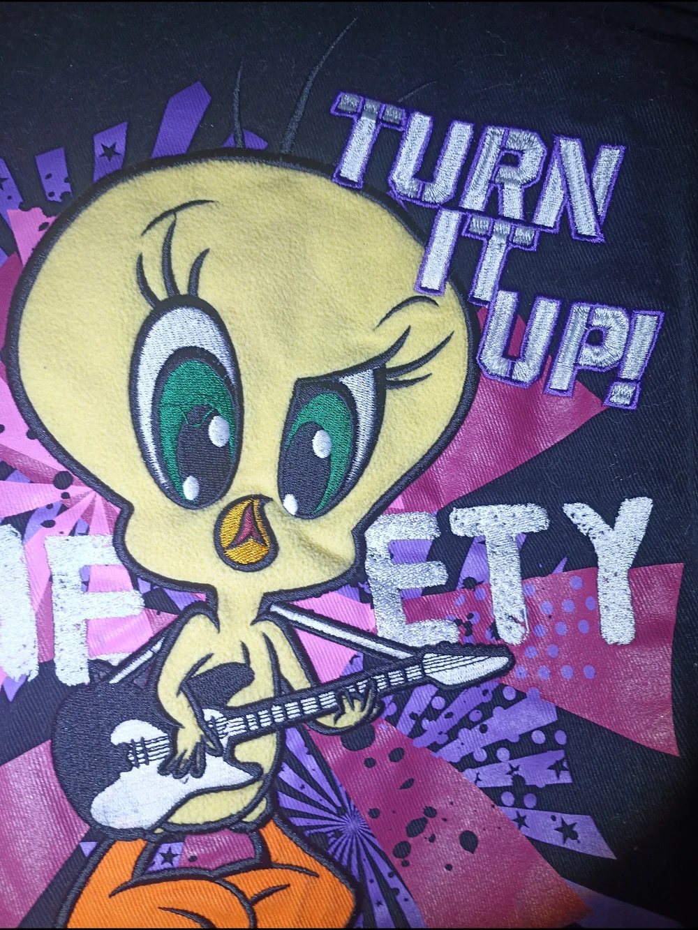 JH Design Looney Tunes Tweety Bird Varsity Bomber Jacket 3XL